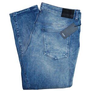 Hudson Los Angeles Coen Slim Denim Blue Jeans Men's 40x30 Button Fly $235